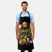 Leuke slaapjes & snacks schort kleurrijk & speels (Gedragen)