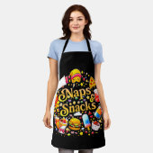 Leuke slaapjes & snacks schort kleurrijk & speels (Gedragen)