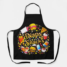 Leuke slaapjes & snacks schort kleurrijk & speels 