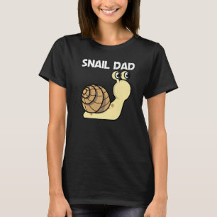 Leuke slak voor papa vader land Zee zoetwater slak T-shirt