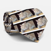 LEUKE SLAPERIGE KAT STROPDAS (Opgerold)