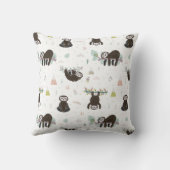 Leuke Sleepy Time Sloth Pattern Sierkussennen Kussen (Achterkant)