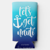 Leuke Sletterige Meidenavond Feestje Seltzer Blikjeskoeler (Achterkant)