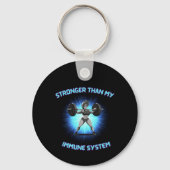 leuke sleutelhanger, mensen met de ziekte van Grav Sleutelhanger (Voorkant)