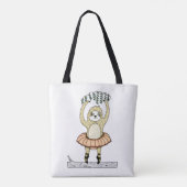 Leuke Sloth Ballet Canvas tas (Achterkant)