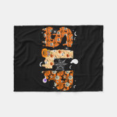 Leuke Slp Halloween Kostuum Pompoen Herfst Skelet Fleece Deken (Voorkant (Horizontaal))