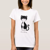Leuke Smart Tuxedo Kat T-shirt (Voorkant)