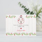 Leuke S'mores Marshmallows Kinder Xmas Verjaardags Bedankkaart (Staand voorkant)