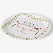 Leuke S'mores Marshmallows Kinderen Xmas Verjaarda Papieren Bordje (Gekanteld)