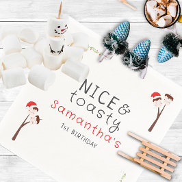 Leuke S'mores Marshmallows Kinderen Xmas Verjaarda Servet