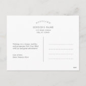 Leuke Snapshots Bewerkbare Kleur Nieuwjaarskaart Feestdagenkaart (Achterkant)