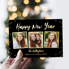Leuke Snapshots Verstoren Happy New Year Kaart
