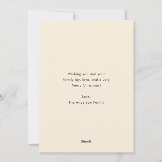 Leuke sneeuwman Schattigee kerst Feestdagenkaart (Achterkant)