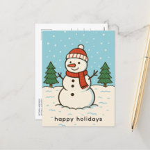 Leuke sneeuwman Schattigee kerst