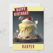 Leuke Sneeuwwitje Verjaardag Kaart (Voorkant)