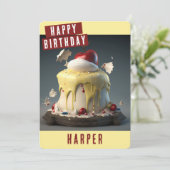 Leuke Sneeuwwitje Verjaardag Kaart (Staand voorkant)