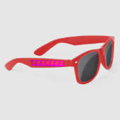 Leuke snoep Love Fun Pink Gedrukt Zonnebrillen (Rechts)