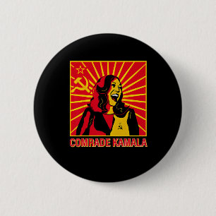 Leuke socialistische kameraad Kamala Commie La Har Ronde Button 5,7 Cm