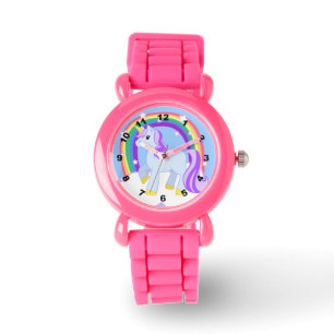 Leuke Sparkly Eenhoorn met Regenboog Horloge