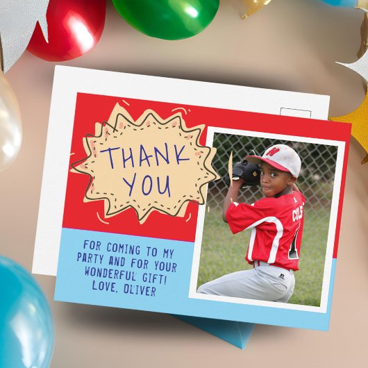 Leuke Speech Cloud Verjaardag Dank u Foto Briefkaart