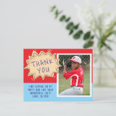 Leuke Speech Cloud Verjaardag Dank u Foto Briefkaart (Staand voorkant)