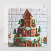 LEUKE SPEELGOED LOGS VERSIERDE VERJAARDAGSTAART KAART (Voorkant)