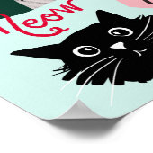 Leuke speelkamerspelfel kattengezichtjes kinderkam poster (Hoek)