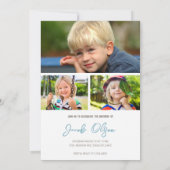 Leuke speelse Monster Trucks foto uitnodiging (Achterkant)