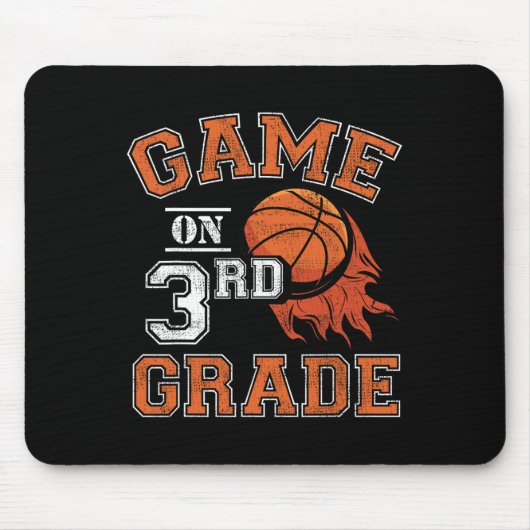 Leuke spelletjes op derde klas basketbal eerste da muismat (Voorkant)