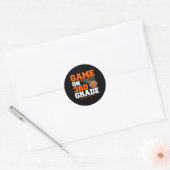 Leuke spelletjes op derde klas basketbal eerste da ronde sticker (Envelop)