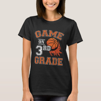 Leuke spelletjes op derde klas basketbal eerste da t-shirt