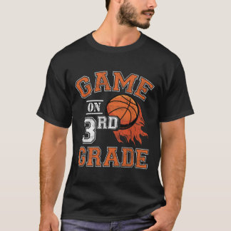 Leuke spelletjes op derde klas basketbal eerste da t-shirt