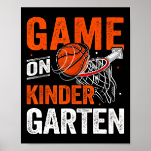 Leuke spelletjes op kleuterschool basketbal eerste poster