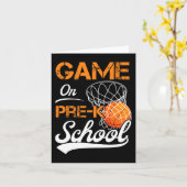 Leuke spelletjes op Pre-K Basketbal Eerste dag van Kaart (Gele Bloem)