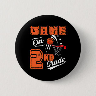 Leuke spelletjes op tweedeklas basketbal eerste da ronde button 5,7 cm