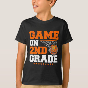 Leuke spelletjes op tweedeklas basketbal eerste da t-shirt