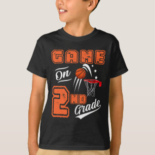 Leuke spelletjes op tweedeklas basketbal eerste da t-shirt
