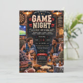 Leuke Spelletjesavond Samenkomst Kaart (Staand voorkant)