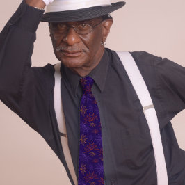 Leuke Spinnenwebben Halloween Donker Paarse Stropdas