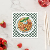 Leuke spiraal pasta diner  servet (Insitu)