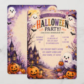 👻🎃 Leuke Spoken Halloween-feest 🧡🕸️ Kaart (Voorkant / Achterkant)