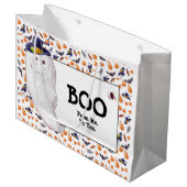 Leuke Spook Boe Halloween Groot Cadeauzakje (Voorkant Gekanteld)