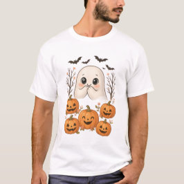 Leuke spookachtige Halloween Ghost T-shirt