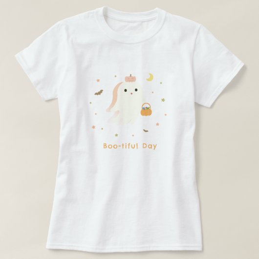 Leuke spookachtige mooie dag T-shirt (Design voorkant)