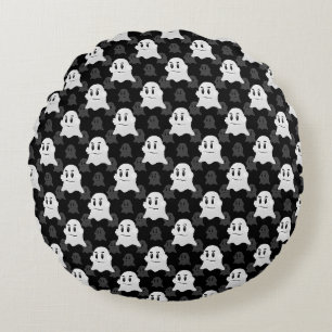 Leuke spookblob ontwerp rond kussen