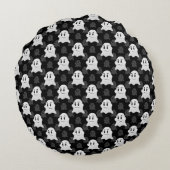Leuke spookblob ontwerp rond kussen (Achterkant)