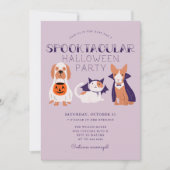Leuke Spooktacular Costume Huisdieren Halloween Pa Kaart (Voorkant)