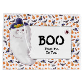Leuke spooky boo Halloween Groot Cadeauzakje (Achterkant)