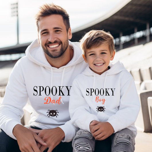 Leuke Spooky Boy Familie Halloween Spider