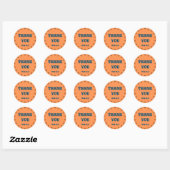 Leuke Spooky Halloween Verjaardag Dank u Ronde Sticker (Vel)